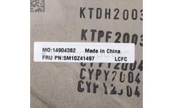 Lenovo 5M10Z41497 C-Cover with keyboard, Greek, Black, Backlight, FingerPrint, US