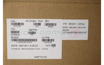 Lenovo 5M10Z41566 C-Cover with keyboard,Bulgarian,Silver,Backlight,FingerPrint
