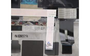 Lenovo 5M10Z41656 C-Cover with keyboard, USA English, Black, Fingerprint, US