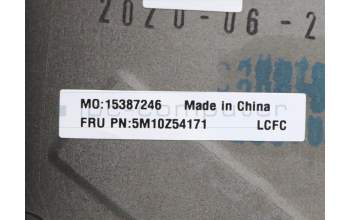 Lenovo 5M10Z54171 C-Cover with keyboard, Danish, Black, Backlight, UK