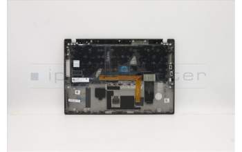 Lenovo 5M10Z54203 C-Abdeckung mit Tastatur, Norwegisch, Schwarz, Hintergrundbeleuchtung