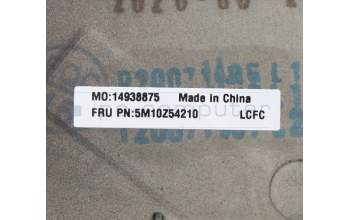 Lenovo 5M10Z54210 C-Cover with keyboard, Slovenian, Black, Backlight, UK