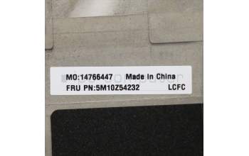 Lenovo 5M10Z54232 C-Cover with keyboard, Arabic, Black, Backlight, Fingerprint, US