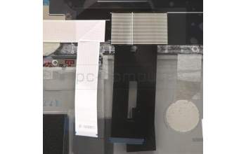 Lenovo 5M10Z54244 C-Cover with keyboard, Danish, Black, Backlight, UK