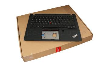 5M10Z54256 Original Lenovo Tastatur inkl. Topcase DE (deutsch) schwarz/schwarz mit Backlight und Mouse-Stick