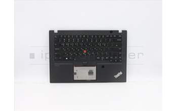 Lenovo 5M10Z54273 C-Cover with keyboard, Korean, Black, Backlight, FingerPrint, US