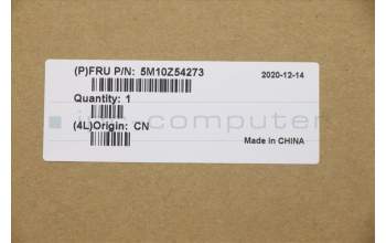 Lenovo 5M10Z54273 C-Cover with keyboard, Korean, Black, Backlight, FingerPrint, US