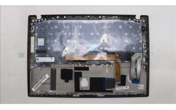 Lenovo 5M10Z54281 C-Cover with keyboard, Portuguese, Black, Backlight, Fingerprint, UK