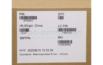 Lenovo 5M10Z54310 Lenovo LCD Module, 15.6\", UHD, Non-Touch, Anti-Glare, IPS, Colour Calibration