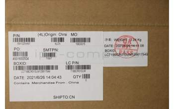 Lenovo 5M10Z54497 MECH_ASM KBD ENG(Pri) Pat US BK