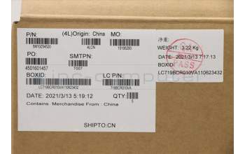 Lenovo 5M10Z54520 C-Cover with keyboard, German, Black