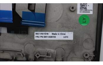 Lenovo 5M11A08723 MECH_ASM FCcover BLT KBD GER UK(LTN)NF B