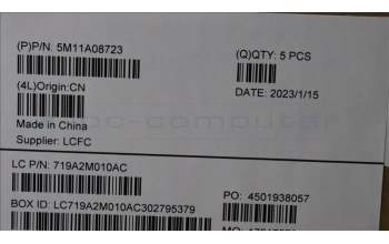 Lenovo 5M11A08723 MECH_ASM FCcover BLT KBD GER UK(LTN)NF B