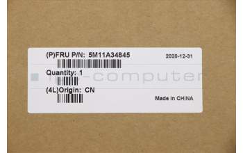 Lenovo 5M11A34845 MECH_ASM KBD TUR(Sun) Pat FPR UK BK