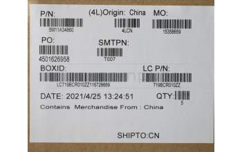 Lenovo 5M11A34860 MECH_ASM KBD JPN(Sun) Pat FPR JP BK