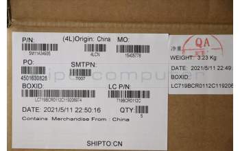 Lenovo 5M11A34935 C-Cover with keyboard,Russian,Black,FingerPrint