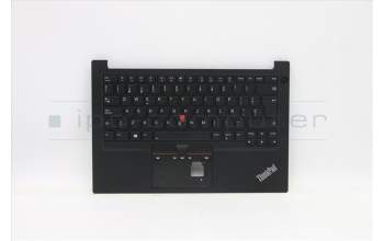 Lenovo 5M11A34970 C-Cover with keyboard, Spanish, Black, Backlight, UK