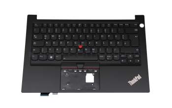 5M11A35082 Original Lenovo Tastatur inkl. Topcase DE (deutsch) schwarz/schwarz mit Backlight und Mouse-Stick
