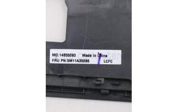 Lenovo 5M11A35086 C-Cover with keyboard, Greek, Black, Backlight, Fingerprint