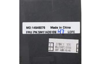 Lenovo 5M11A35109 C-Abdeckung mit Tastatur, Slowenisch, Schwarz, Hintergrundbeleuchtung, Fingerabdruck