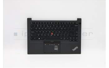 Lenovo 5M11A35197 C-Cover with keyboard,US English Euro,Black,Backlight
