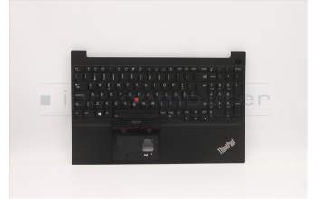 Lenovo 5M11A36110 C-Cover with keyboard, Portuguese, Black, Backlight, UK
