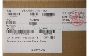 Lenovo 5M11A36345 MECH_ASM KB UK BKLT(T)FPR UK BK