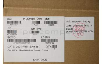 Lenovo 5M11A37057 MECH_ASM KBDW/C ENG (CHY) US BK
