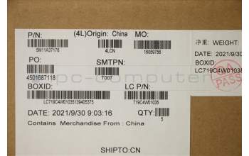 LENOVO 5M11A37176 Keyb T14s G2 Cover GB - WL