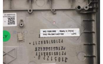 Lenovo 5M11A37193 MECH_ASM KBDW/C 058 FRA BKLT(SUN) UK BK