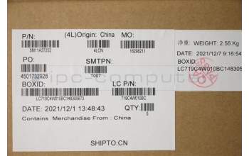 Lenovo 5M11A37252 MECH_ASM KBDW/C ENG BKLT(CHY) US BK