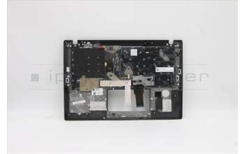 Lenovo 5M11A37599 C-Cover with keyboard,German,Black,Backlight,WWAN