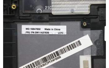 Lenovo 5M11A37836 MECH_ASM KBDW/C EURO ENG BKLT(CHY) US GY