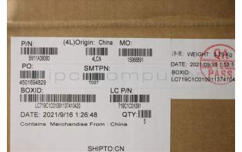 Lenovo 5M11A38080 MECH_ASM KB C SWE/FIN(PMX)PT UK BK