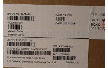 Lenovo 5M11A38415 MECH_ASM KB C 058FRA(PMX)PT FP UK BK