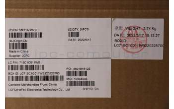 Lenovo 5M11A38532 MECH_ASM KB C UK(TSG)PT FP UK BK