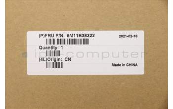 Lenovo 5M11B38322 MECH_ASM GRP,KBD,BZL,GER,WL,BK,CHY