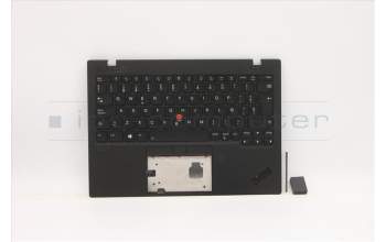 Lenovo 5M11B38373 C-Cover with keyboard, Spanish, Black, WLAN, UK