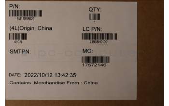 Lenovo 5M11B95929 TOUCHPAD CS21 CP,GLMLR,BK,NFC,SRX,EL