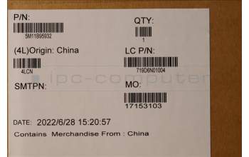 Lenovo 5M11B95932 TOUCHPAD CS21 CP,GLMLR,BK,NFC,TRI,SY