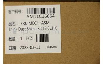Lenovo 5M11C16664 MECH_ASM Think Dust Shield Kit,13.6L,HK