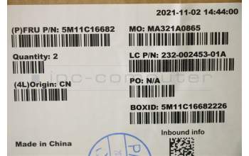 Lenovo 5M11C16682 MECH_ASM 5M IR Cam +Mic, A560-27,T