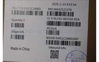 Lenovo 5M11C16981 MECH_ASM 337AT no front bezel,OEM