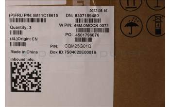 Lenovo 5M11C18615 C-Cover with keyboard, Turkish, WWAN, UK