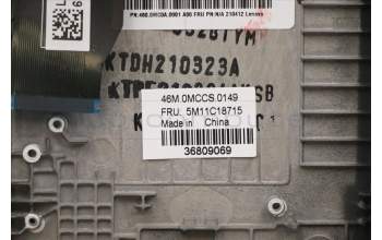Lenovo 5M11C18715 MECH_ASM NoWW C-Cvr+GER KB ASM,CHY
