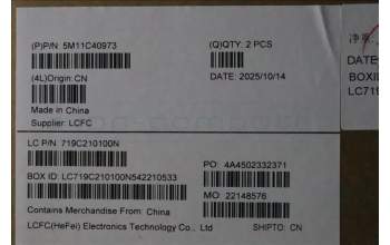 Lenovo 5M11C40973 MECH_ASM KBD BZL,WL,GY,CHY,SWE/FIN