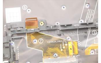 Lenovo 5M11C41025 MECH_ASM KBD BZL,WL,GY,SRX,CSA