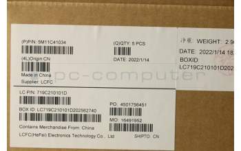 Lenovo 5M11C41034 MECH_ASM KBD BZL,WL,GY,SRX,FRA