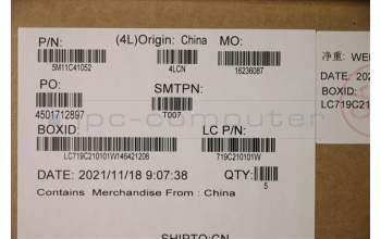 Lenovo 5M11C41052 MECH_ASM KBD BZL,WL,GY,SRX,TC
