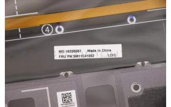 Lenovo 5M11C41052 MECH_ASM KBD BZL,WL,GY,SRX,TC